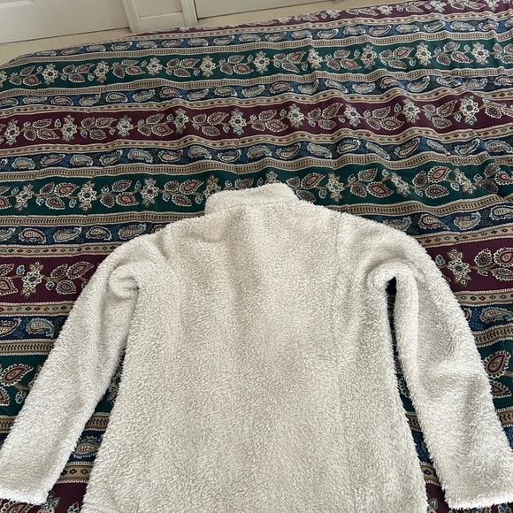 Patagonia Birch White Los Gatos 1/4-Zip Fleece, Size Medium - Picture 4 of 9